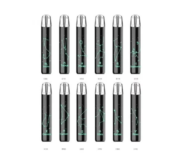 新品🔥MSO爅嘶/十二星座發光主機黑色/紫色通用一代 功率調節 挑選專屬於你的星座烟桿:圖片 4